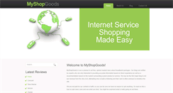 Desktop Screenshot of myshopgoods.com